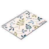 大きな詰め合わ離れれたブルーズ金ゴールドクリーム ノートブック (左側)