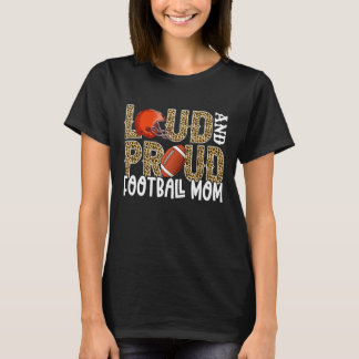 大きな誇りを持ったモムズサッカーヒョウ印刷チータパット Tシャツ
