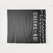 大きな誕生日バックドロップ、写真小道具、カスタム タペストリー (正面(横))