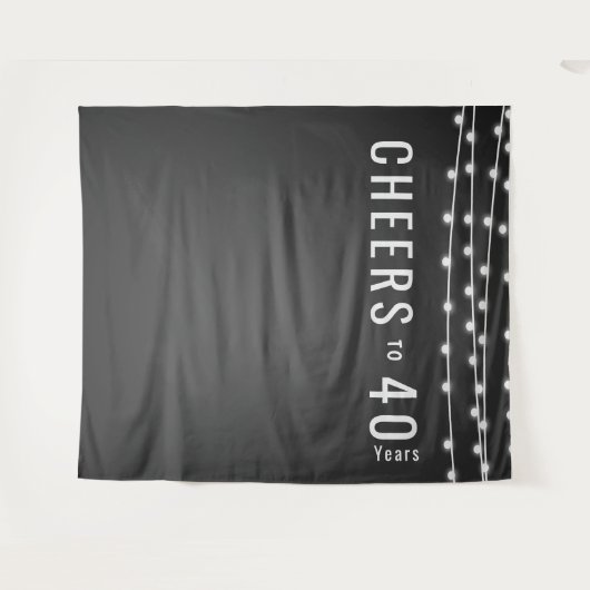 大きな誕生日バックドロップ、写真小道具、カスタム タペストリー (正面(横))