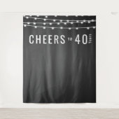 大きな誕生日バックドロップ、写真小道具、カスタム タペストリー (正面)