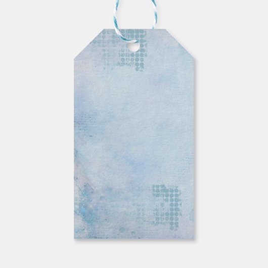 大きな誕生日冒険が動物を待お洒落つ ギフトタグ (裏面)