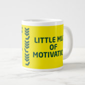 大きな負の波マグカップ ジャンボコーヒーマグカップ (正面右)