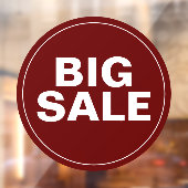 大きな販売ウィンドウの固定 ウィンドウサイン (シート2)