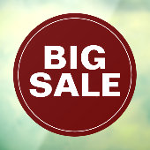 大きな販売ウィンドウの固定 ウィンドウサイン (シート3)