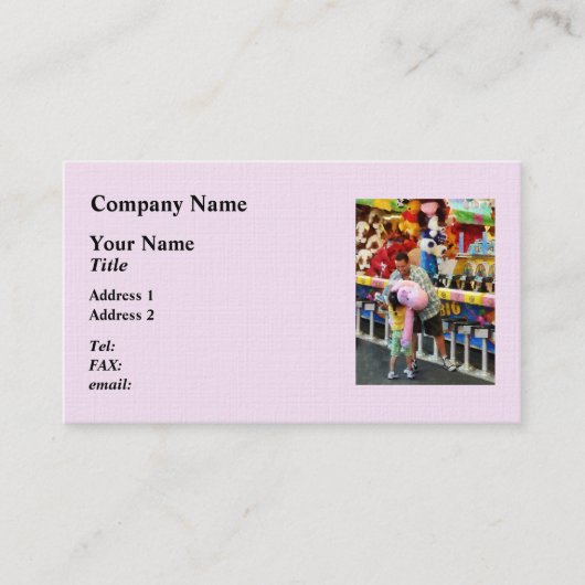 大きな賞品 名刺 (正面)