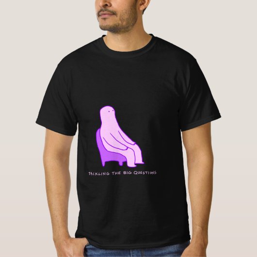 大きな質問Tシャツ Tシャツ (正面)