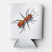 大きな赤いアリ 缶クーラー (正面)