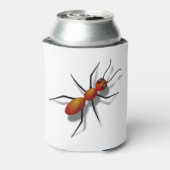 大きな赤いアリ 缶クーラー (缶裏面)