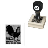 大きな赤いオンドリ ラバースタンプ (押印)