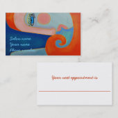 大きな赤いカール 予約カード (正面/裏面)