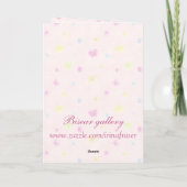 大きな赤いハートとバレンタインデーロシアのカード シーズンカード (裏面)