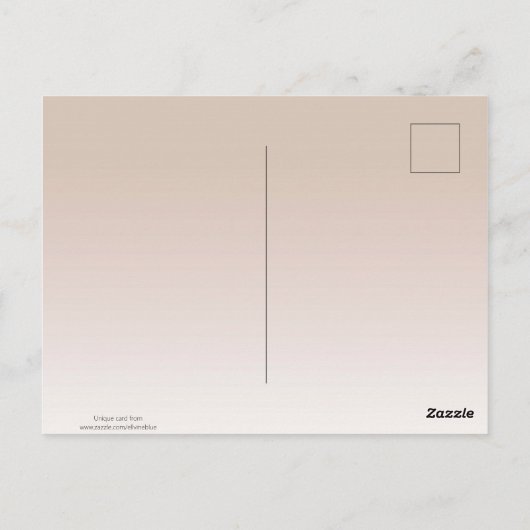 大きな赤いハートの看護師への感謝 ポストカード (裏面)