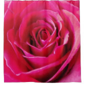 大きな赤いバラの写真 シャワーカーテン (正面)