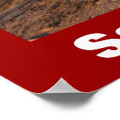 大きな赤い写真救私たちの野生動物のポスター ポスター (角)