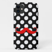 大きな赤い口髭 Case-Mate iPhoneケース (裏面)