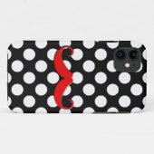 大きな赤い口髭 Case-Mate iPhoneケース (裏面(横))