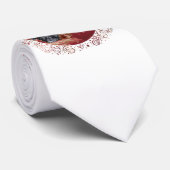 大きな赤い椅子にスコットランド人 ネクタイ (ロール)