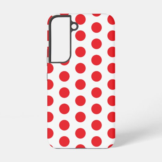 大きな赤い水玉のタオル SAMSUNG GALAXYケース (裏面)