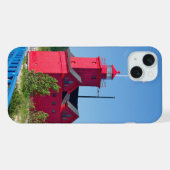 大きな赤い灯台 iPhoneケース (裏面横)