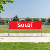 大きな赤が売れた！ 横断幕 (インサイチュ)