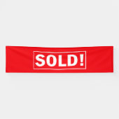 大きな赤が売れた！ 横断幕 (横)