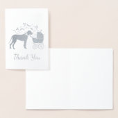 大きな赤ちゃんシャワー 箔カード (ディスプレー)