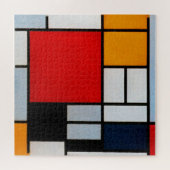 大きな赤の飛行機 ジグソーパズル (横)