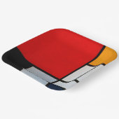 大きな赤の飛行機 ペーパープレート (傾斜あり)