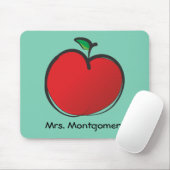 大きな赤りんごパーソナライズされた マウスパッド (マウス)