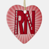 大きな赤を走る セラミックオーナメント (右)