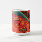 大きな赤身魚のマグカップ コーヒーマグカップ (中央)