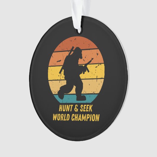 大きな足はもう隠れて探し求めたくない今H オーナメント (正面)