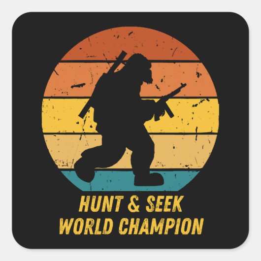 大きな足はもう隠れて探し求めたくない今H スクエアシール (正面)