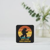 大きな足はもう隠れて探し求めたくない今H スクエア名刺 (スタンド正面)