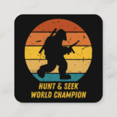 大きな足はもう隠れて探し求めたくない今H スクエア名刺 (裏面)