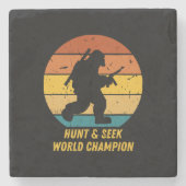 大きな足はもう隠れて探し求めたくない今H ストーンコースター (正面)