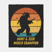 大きな足はもう隠れて探し求めたくない今H フリースブランケット (正面)