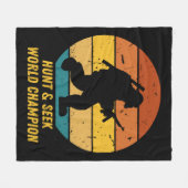 大きな足はもう隠れて探し求めたくない今H フリースブランケット (正面(横))