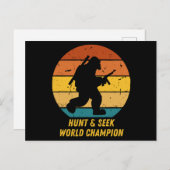 大きな足はもう隠れて探し求めたくない今H ポストカード (正面/裏面)