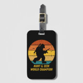 大きな足はもう隠れて探し求めたくない今H ラゲッジタグ (正面縦)