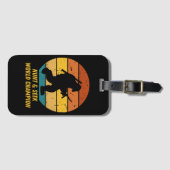 大きな足はもう隠れて探し求めたくない今H ラゲッジタグ (正面横)