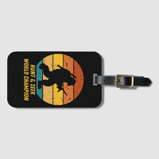 大きな足はもう隠れて探し求めたくない今H ラゲッジタグ (正面横)