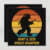 大きな足はもう隠れて探し求めたくない今H 招待状 (正面/裏面)