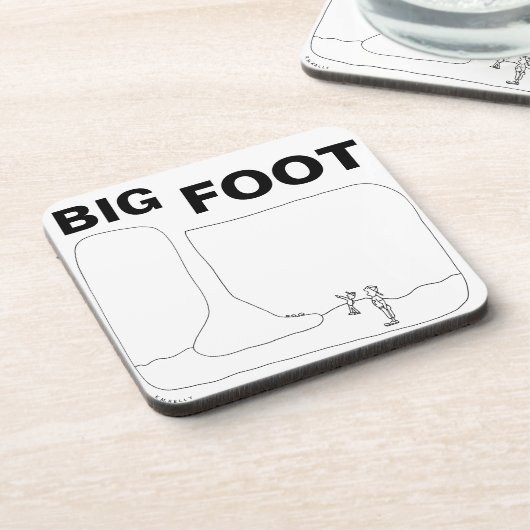 大きな足- コースター (左側)