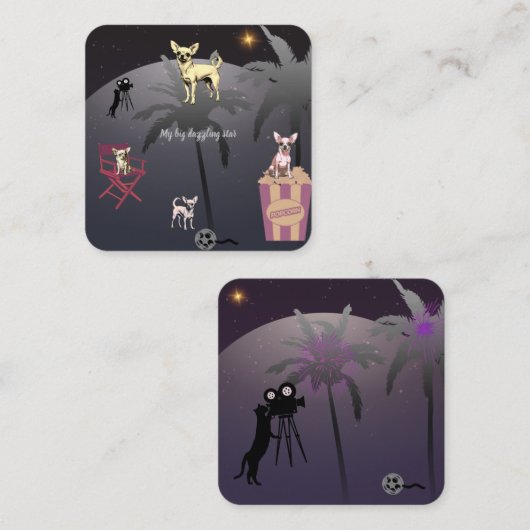 大きな輝く星 エンクロージャーカード (正面/裏面)