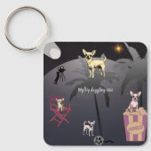 大きな輝く星 キーホルダー (正面)