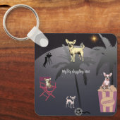 大きな輝く星 キーホルダー (正面)