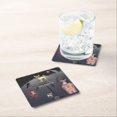 大きな輝く星 スクエアペーパーコースター (インサイチュ)