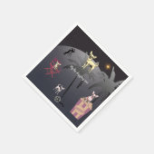 大きな輝く星 スタンダードカクテルナプキン (角)